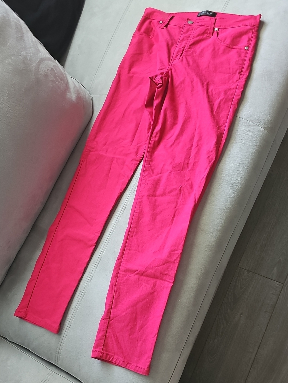 Karen Kane Bright Pink Highrise Skinny Jeans